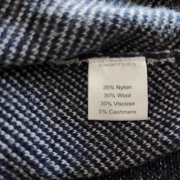 Jos A Bank Reserve Sweater Mens 2XL Cashmere Wool Luxury Italian Herringbone XXL - Picture 4 of 8